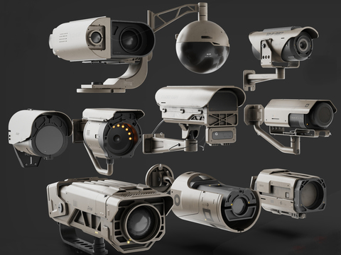 Security surveillance camera monitor