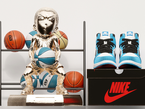 Modern Basketball Doll Sneakers