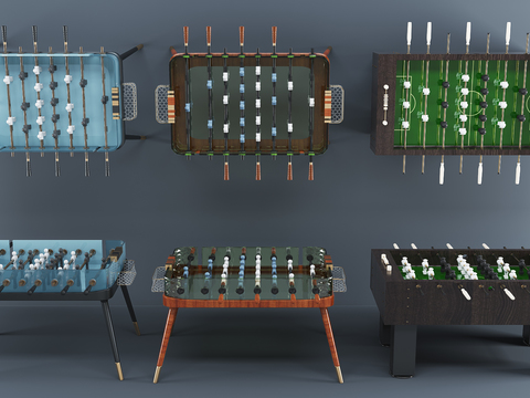 Modern table football equipment