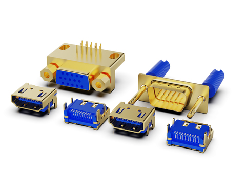 Modern VGA interface data line interface