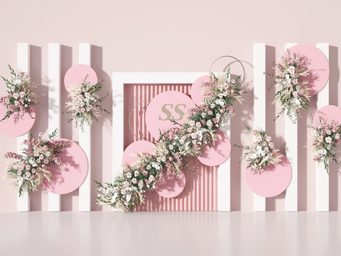 Modern Floriculture Wedding Art Display