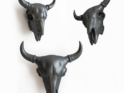 Modern Cow Skull Wall Decoration Pendant