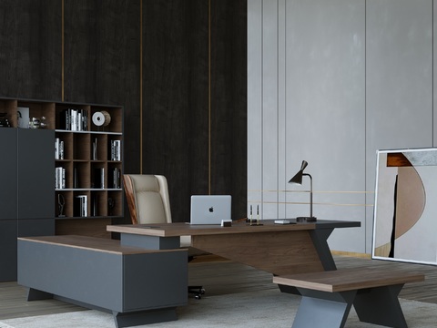 Modern office desk and chair class desk free