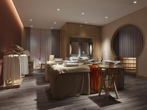 New Chinese beauty salon SPA care room