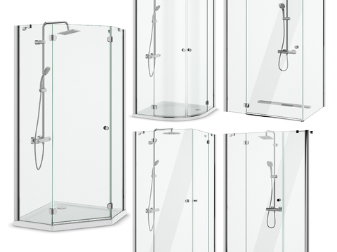 Modern Glass Shower Room