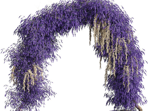 Lavender Arch Flower Arch