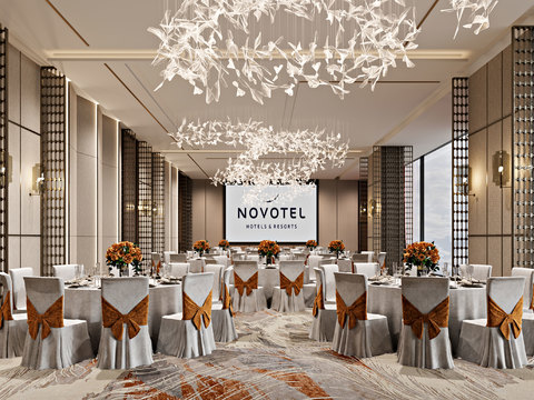 New Chinese Hotel Ballroom