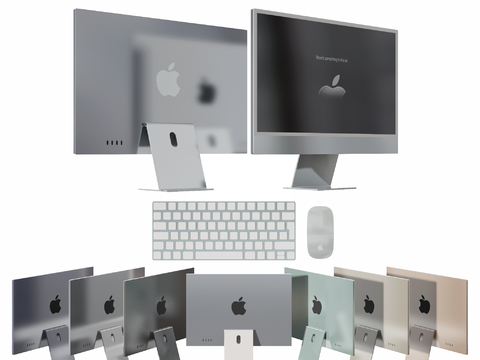 modern apple computer display