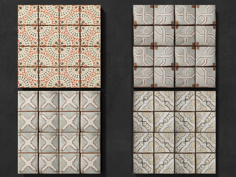 Nordic Kitchen and Bathroom Patchwork Tiles