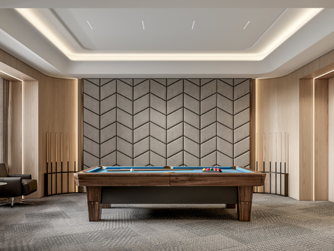 Modern Billiard Room