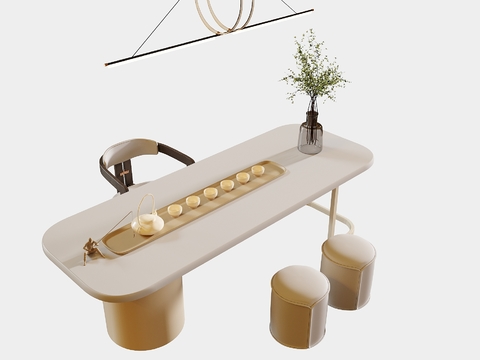 Cream Style Tea Table Tea Table