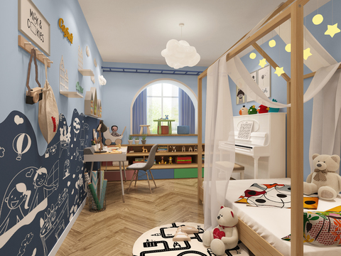 Nordic kids Bedroom kids Bedroom free