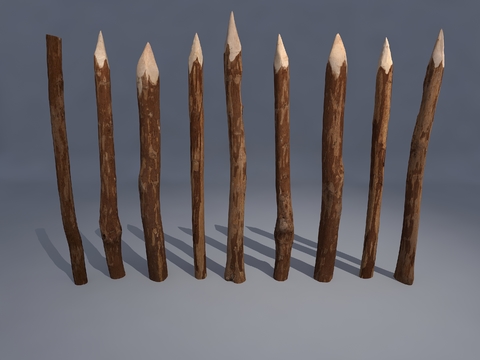 Natural wind trees sticks