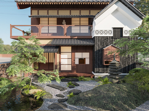 Japanese-style homestay building appearance