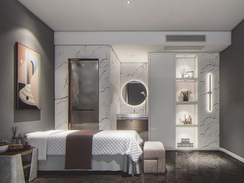 Modern SPA beauty care room