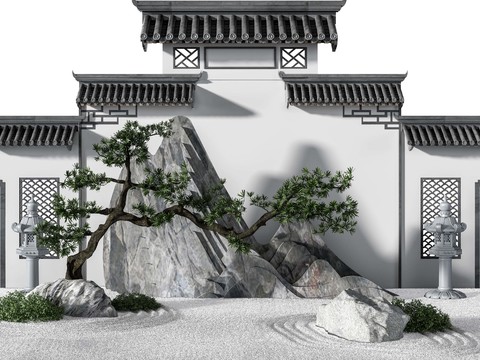 Neo-Chinese Style Horse Head Wall Landscape