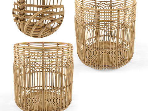 Natural Wind Bamboo Storage Basket