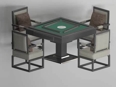 New Chinese Mahjong Table and Chair Free