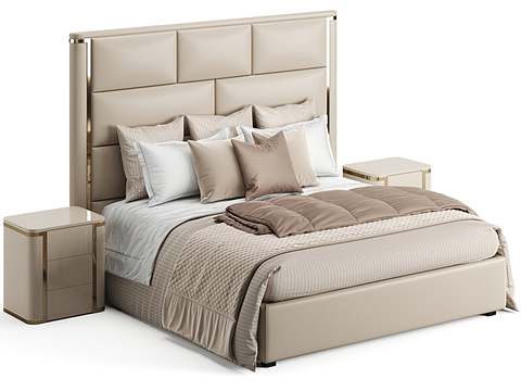 Fendi Jane European Fabric Double Bed