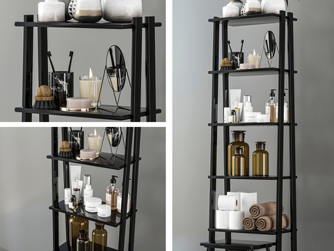 Modern Bathroom Rack Washing Supplies