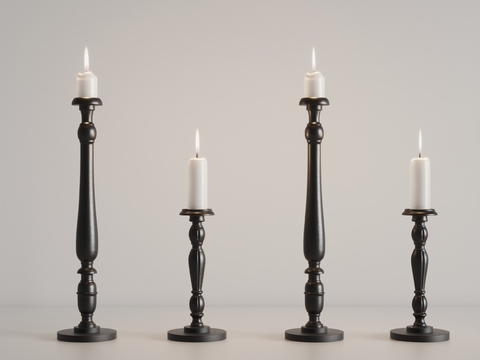 Candle candlestick lamp