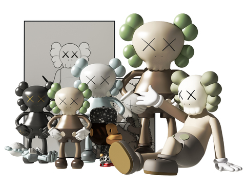 Modern KAWS Doll Toy