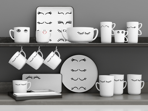 Modern ceramic tableware