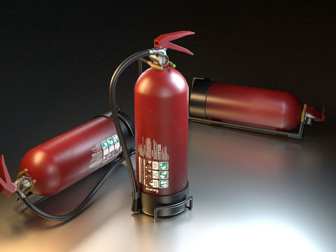 Modern minimalist fire extinguisher free