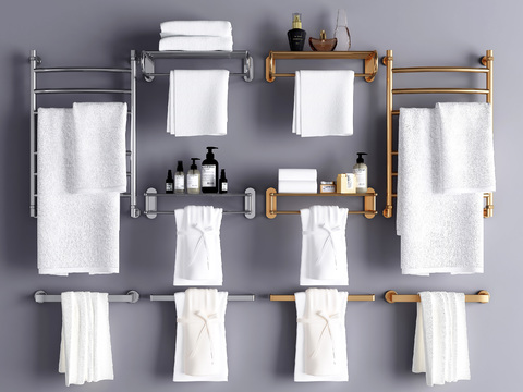 Modern Bath Towel Towel Rack Bathroom Supplies