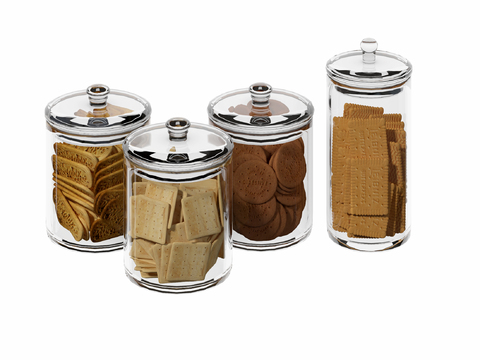 Cookie Snack Biscuit Sealed Jar