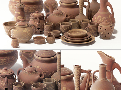 Modern clay ware