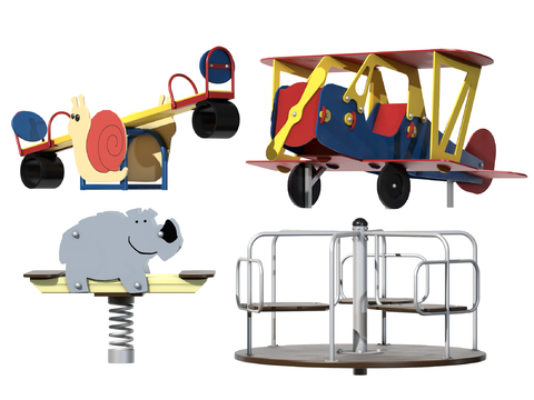 Modern Children's Playground Recreation Facilities