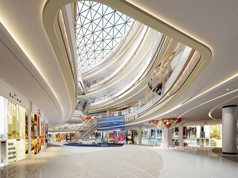 Modern Mall Atrium