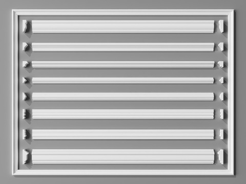 Modern skirting gypsum line