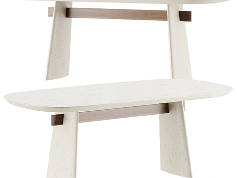 Nordic minimalist creative dining table for free