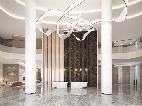 Modern Hotel Lobby