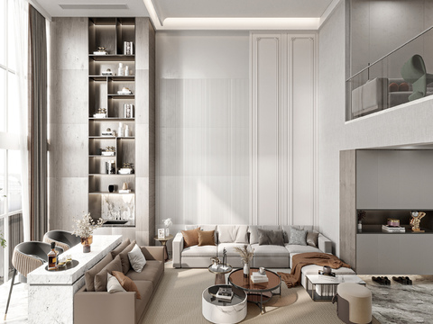 modern villa living room