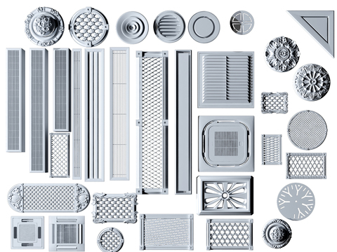 Modern air outlet exhaust fan