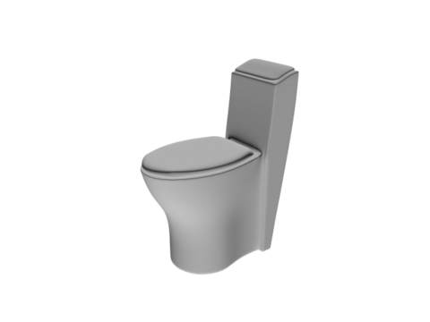 Modern toilet free