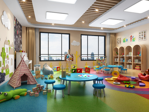 Modern Children's Recreation Room