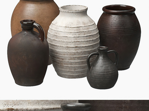 Modern clay pot