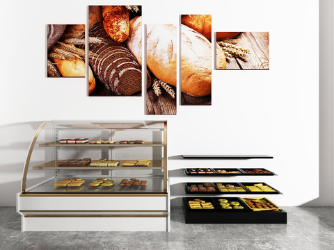 Modern cake bread shelf