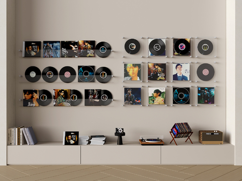 record wall vinyl record record player phonograph