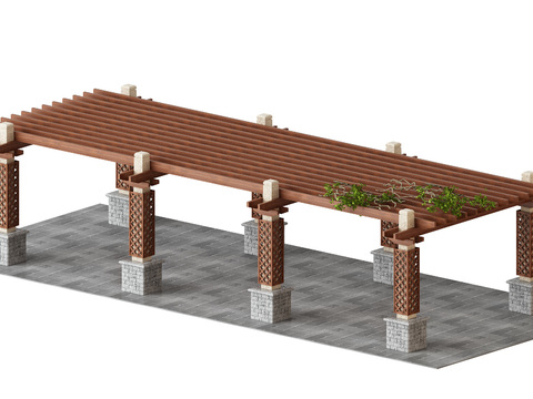 Neo-Chinese Style Outdoor Garden Pavilion