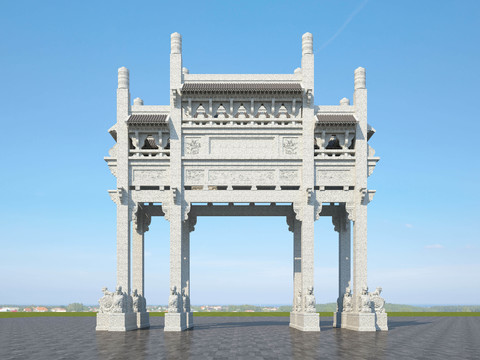 Chinese ancient archway