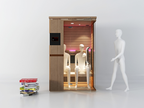 Modern small sauna free