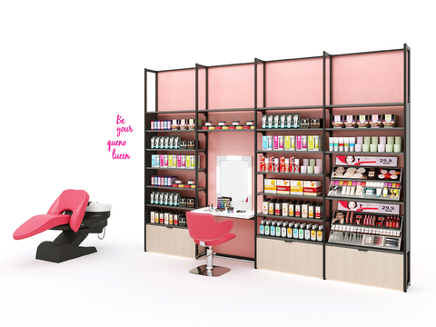 Modern Cosmetics Beauty Shelf