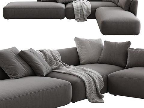 FLEXFORM corner multiplayer sofa