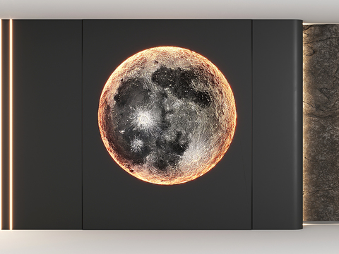 Modern Moon Background Panel