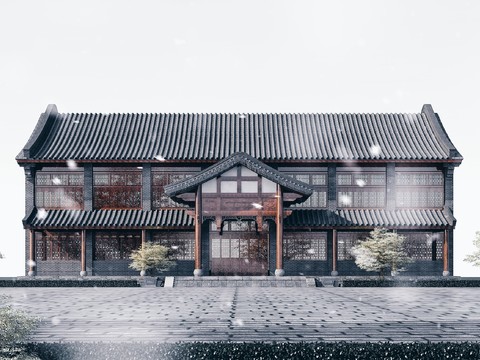 Chinese ancient commercial building